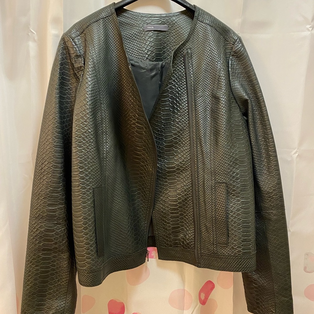 Vince Women’s Leather Jacket - Size L